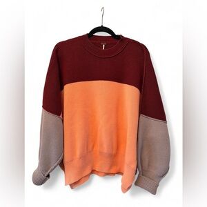 Free People Colorblock Sweater - Size M